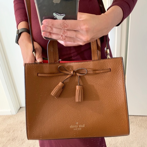 kate spade Handbags - KATE SPADE HAYES SMALL SATCHEL GINGER CROSSBODY
